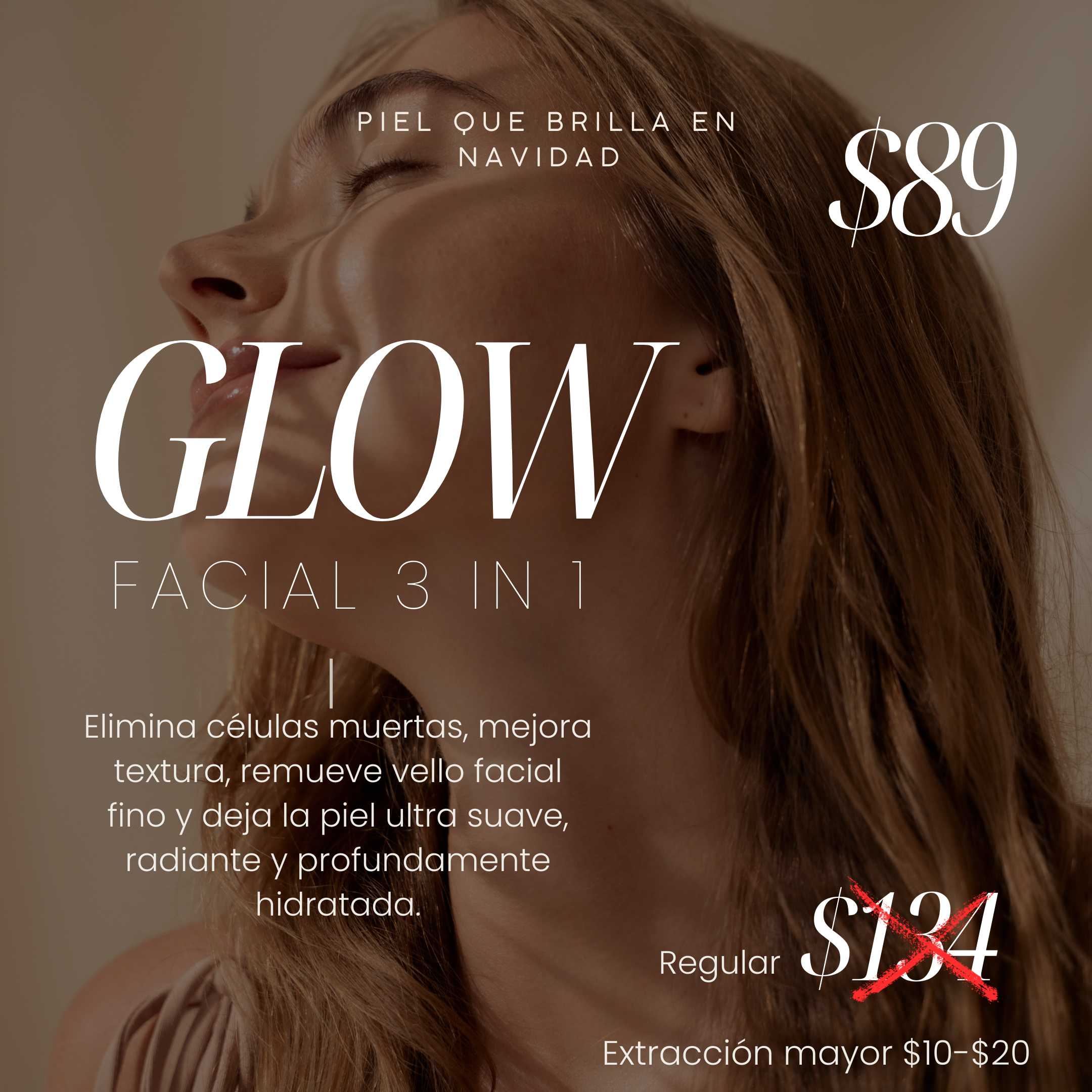 Glow Facial 3 in 1 (Limpieza, hidratación y Dermaplaning)-Depósito de