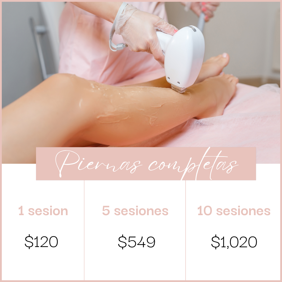 Láser en Piernas completas - Depósito de