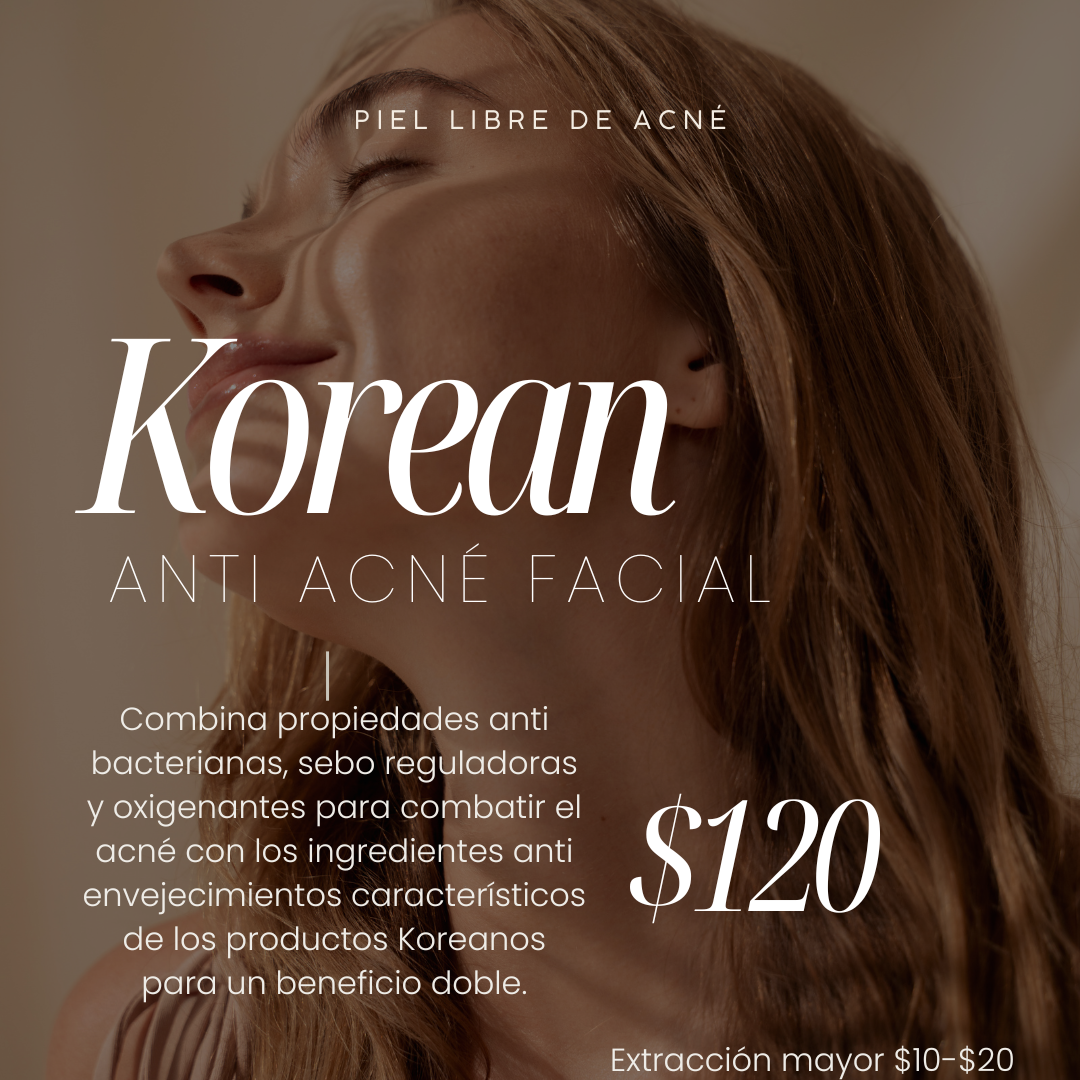 Korean Anti Acné Facial-Depósito de